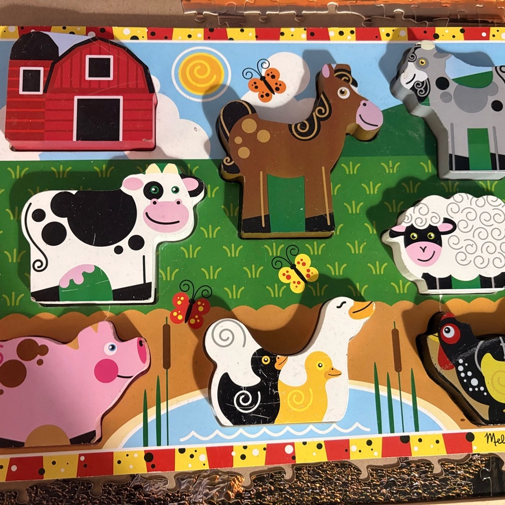 Melissa & Doug Farm Friends Puzzle - Picture 7 of 7